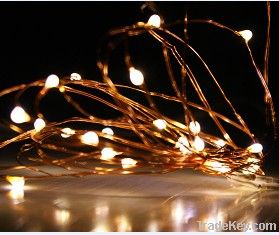 battery operated led christmas string light