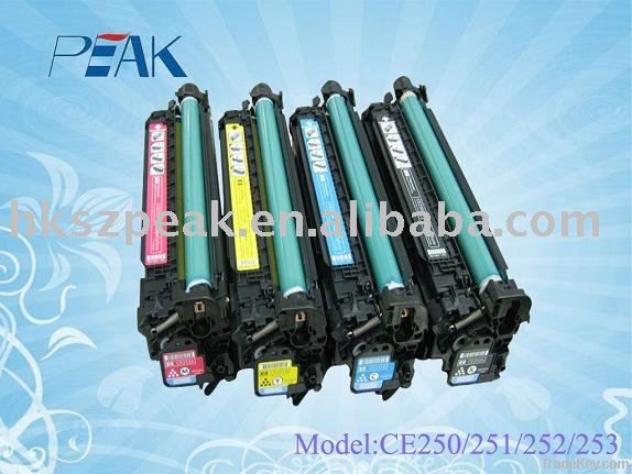 Color CE250 printer toner cartridge