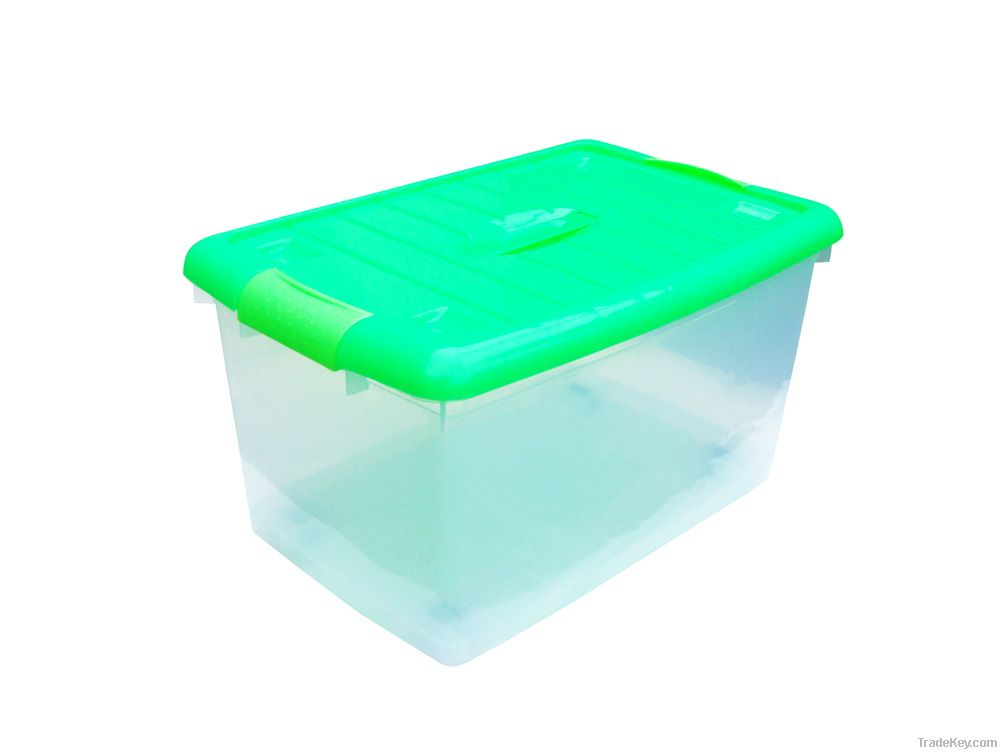 plastic  portable rolling storage box