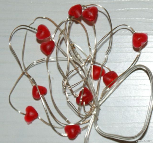 Led string light Heart shape , christmas decorative lights