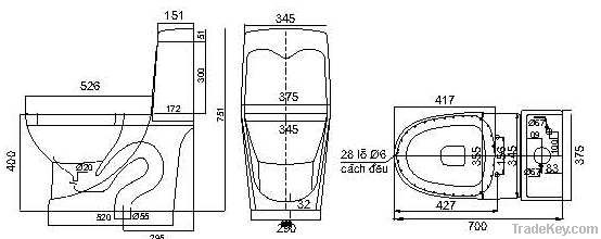 Vigalcera Water Closet