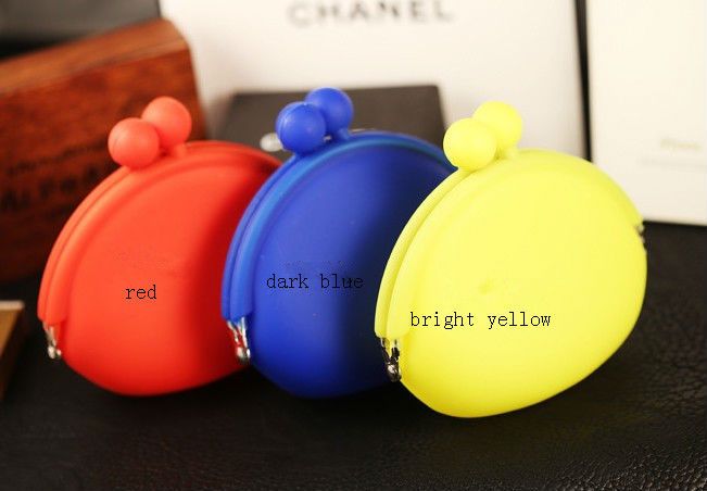 Wholesale 200pcs/lot Japanese style silicone purse fashion coin wallet Lovely Key / Cosmetic Holder