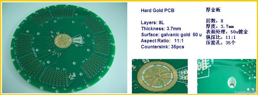 high frequency lcd rigid pcb