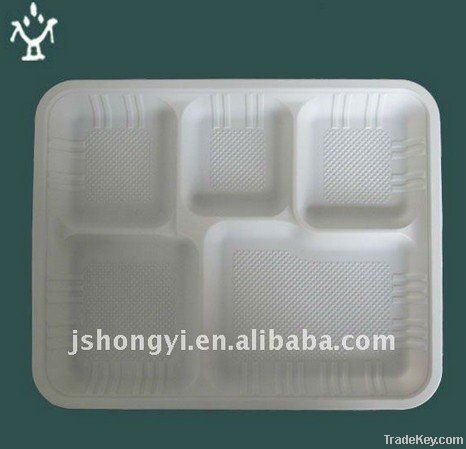 Cornstarch Biodegradable 5-compartment Food Container