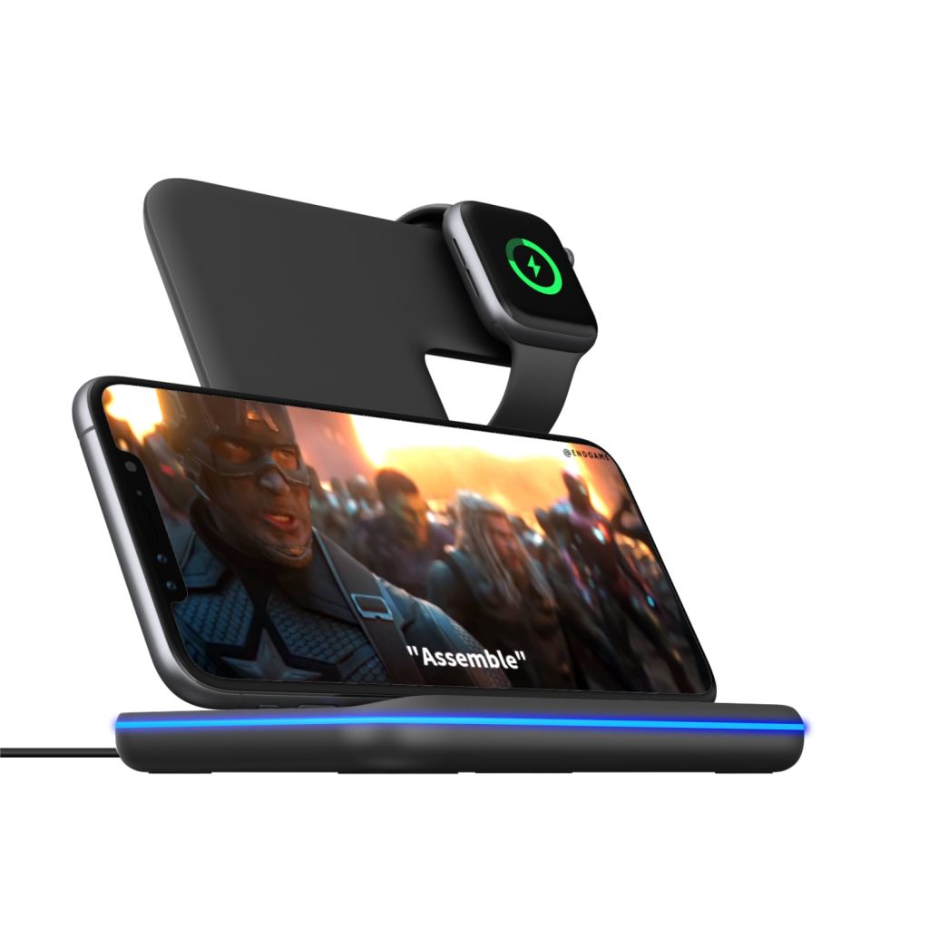 three-in-one wireless charger