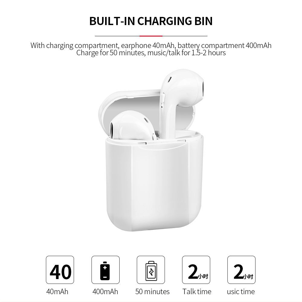 Mobile Phone Use Wireless Headphones Earbuds Tws I7s /i9s Mini Earphone