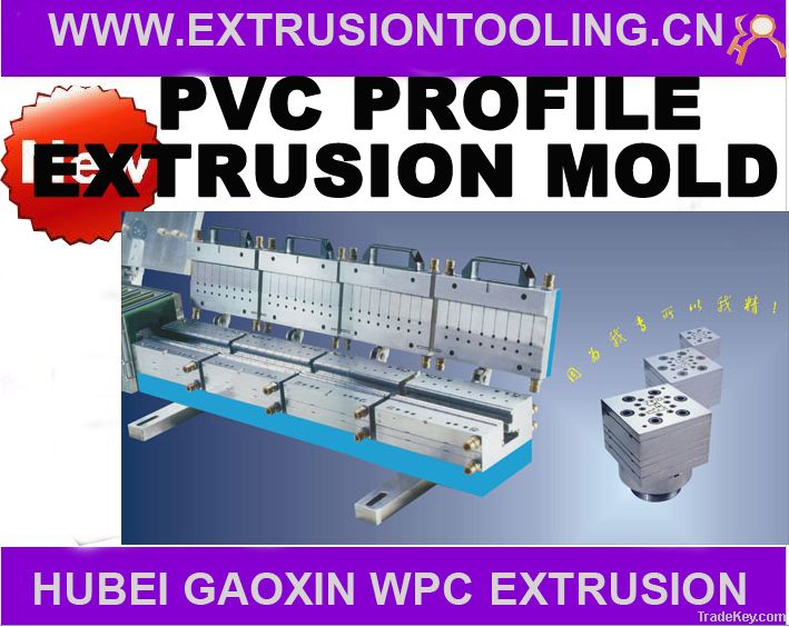 Extrusion mold PVC profile