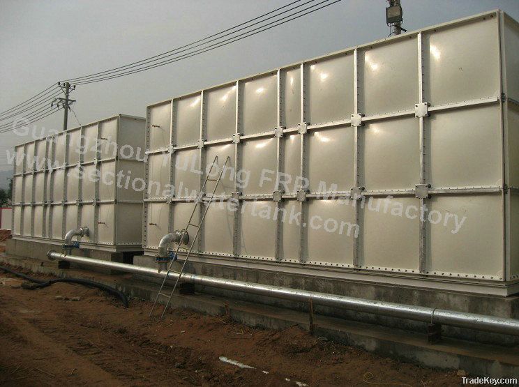 FRP SMC Panel Type Sectional Storage Water Tank