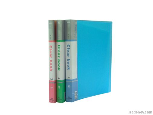 pp file clear book display book pocket book file folder