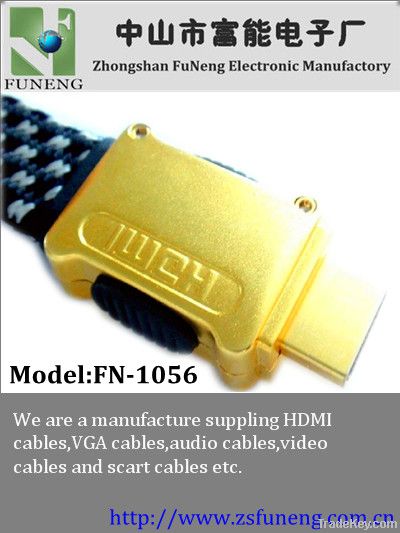 19 pin flat HDMI cable 1080p