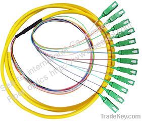 SC/APC Fiber Optic pigtail cable 12cores