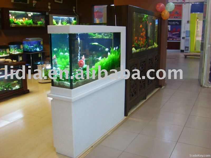 Marble cabinet aquarium