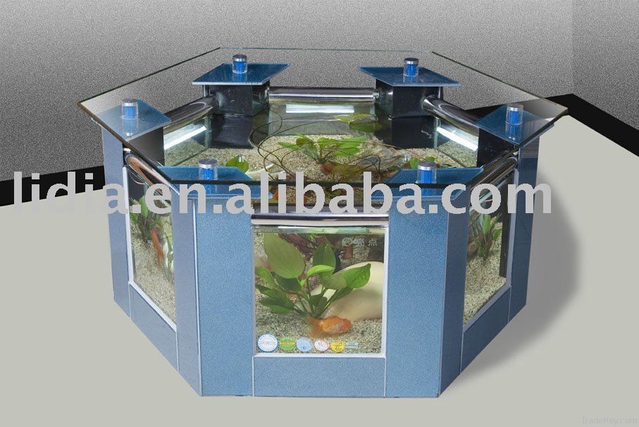 Hexagonal coffee table Aquariums
