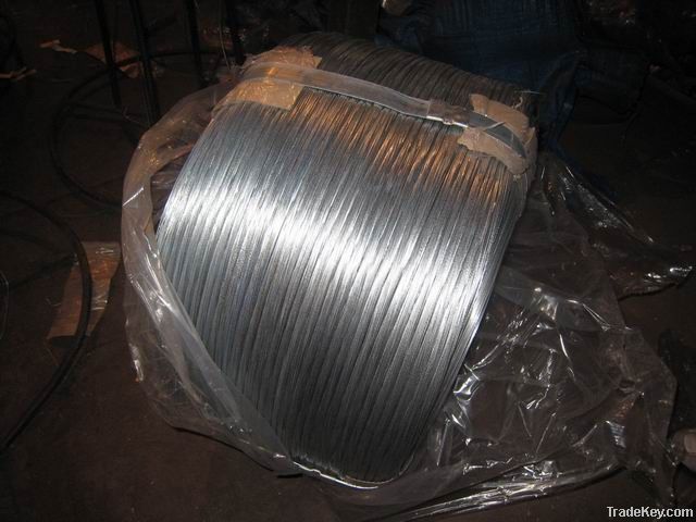 Hot dipped galvanized steel wire