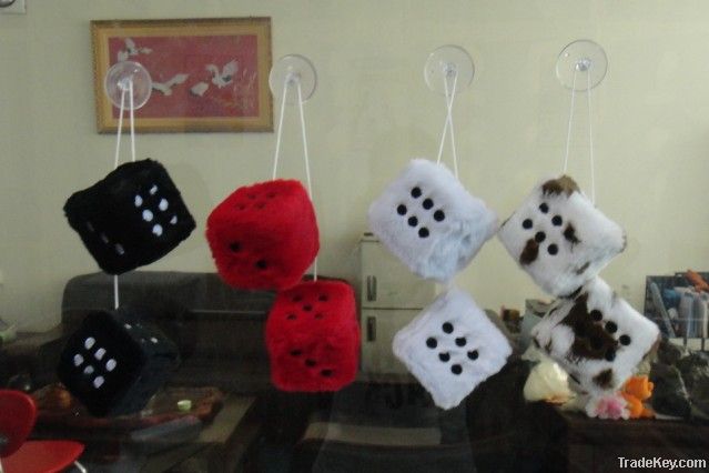 Plush Car Hang Dice