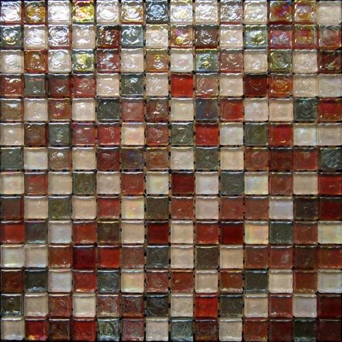 hot melting glass mosaic