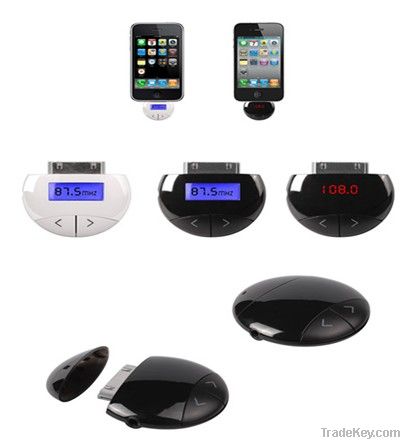 iphone/ipod FM transmitter with LED screen