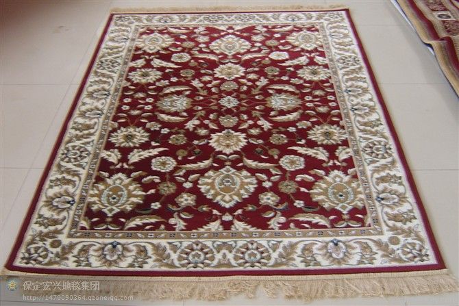 Artificial silk carpet