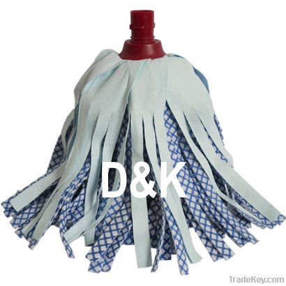 blue printing microfiber mop head