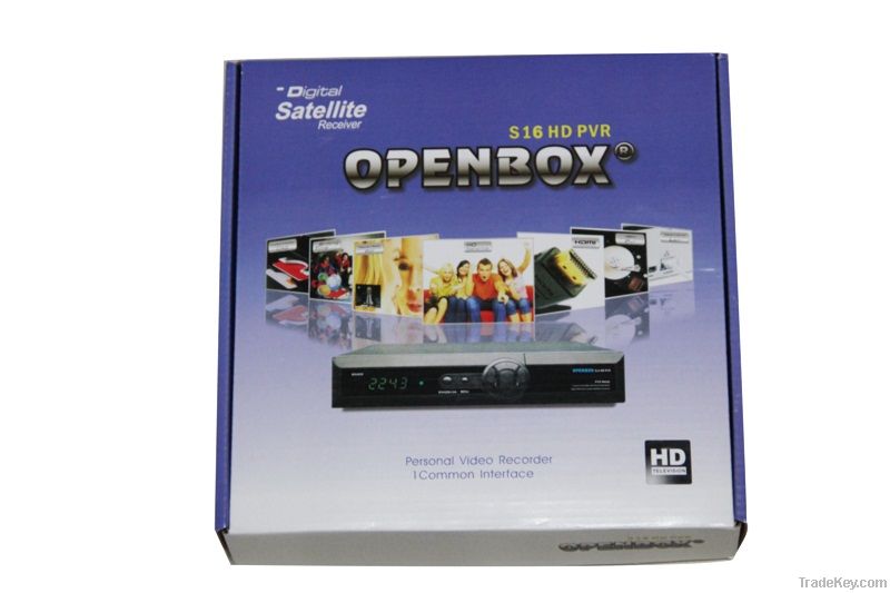 HD DVB-S2 openbox s16 set top box openbox s16 tv receiver  s16 PVR HD