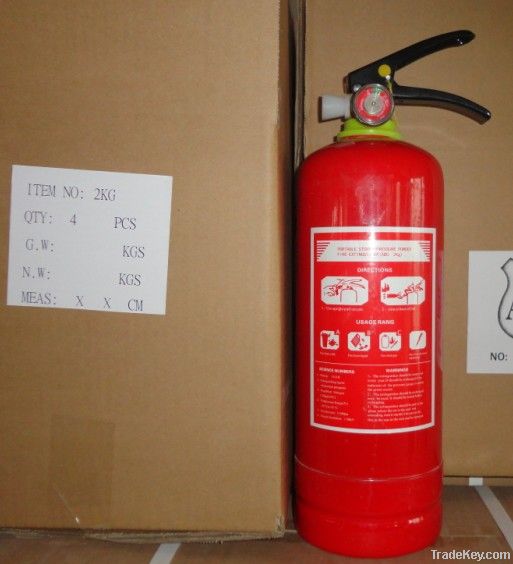 fire extinguishers, dry powder