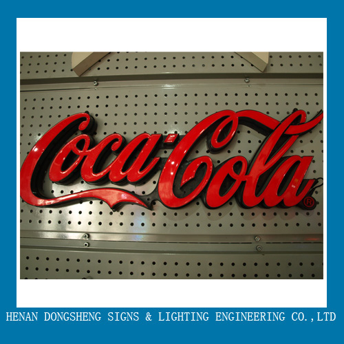 Great luminous cocacola resin led letter
