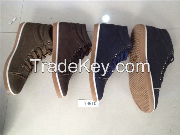 2015 New Men's Shoes Injection Shoes Fashion Canvas casual Boots for Men