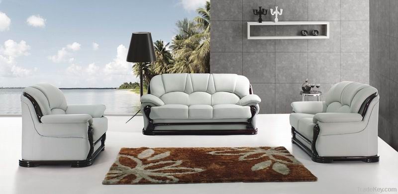 Modern leather living room  sofa set 1+2+3
