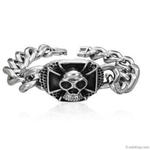 Stainless Steel bracelets with skulls