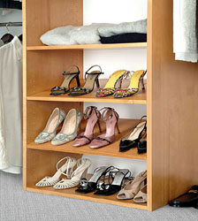 100% Solid Wood Closet Organizers