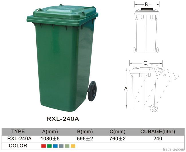 Garbage can 240L