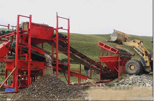 Gold panning machine