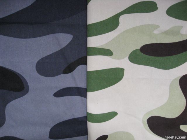 100% cotton camouflage printed , TC camouflage fabrics