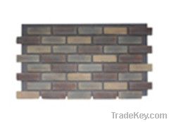 Archaized brick panel