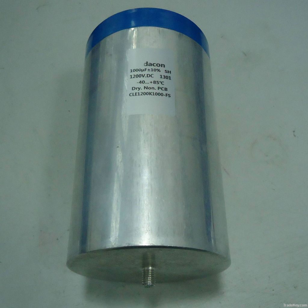 CLE polypropylene film Capacitor 1000UF 1200V DC link filter