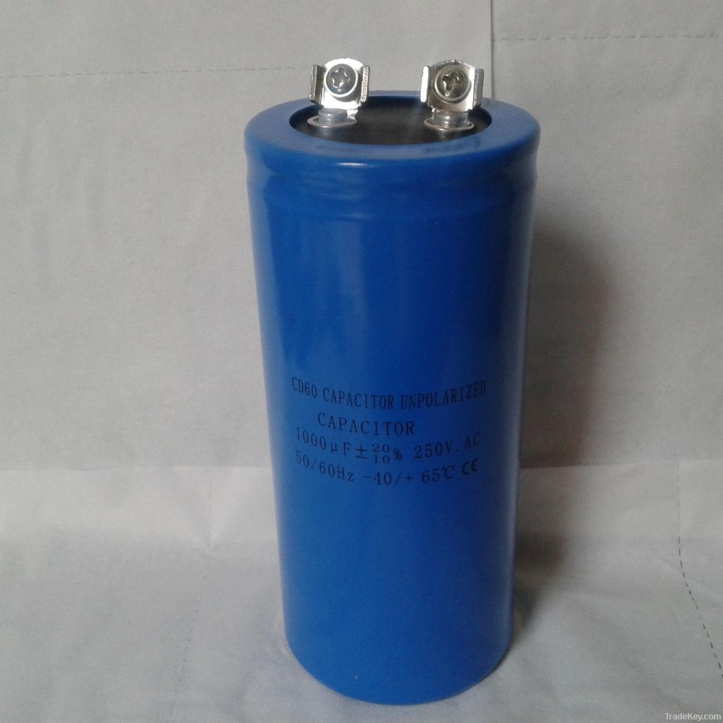 Unpolarized Capacitor CD60 1000 Micro Farad 250VAC