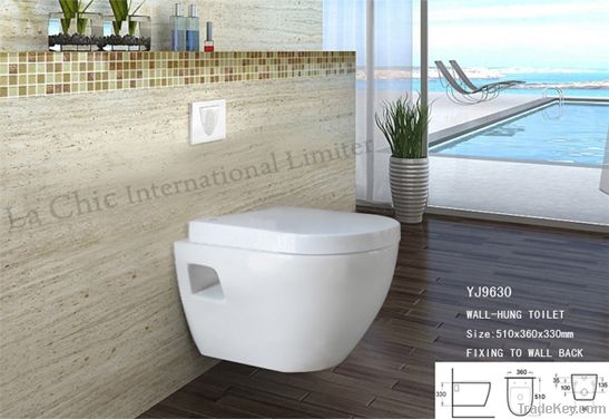 Wall hung toilet in USD36/pcs