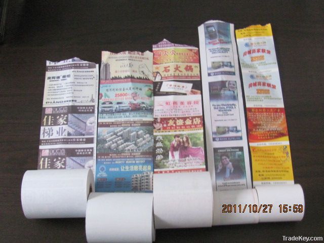 colored thermal paper ------Custom Made