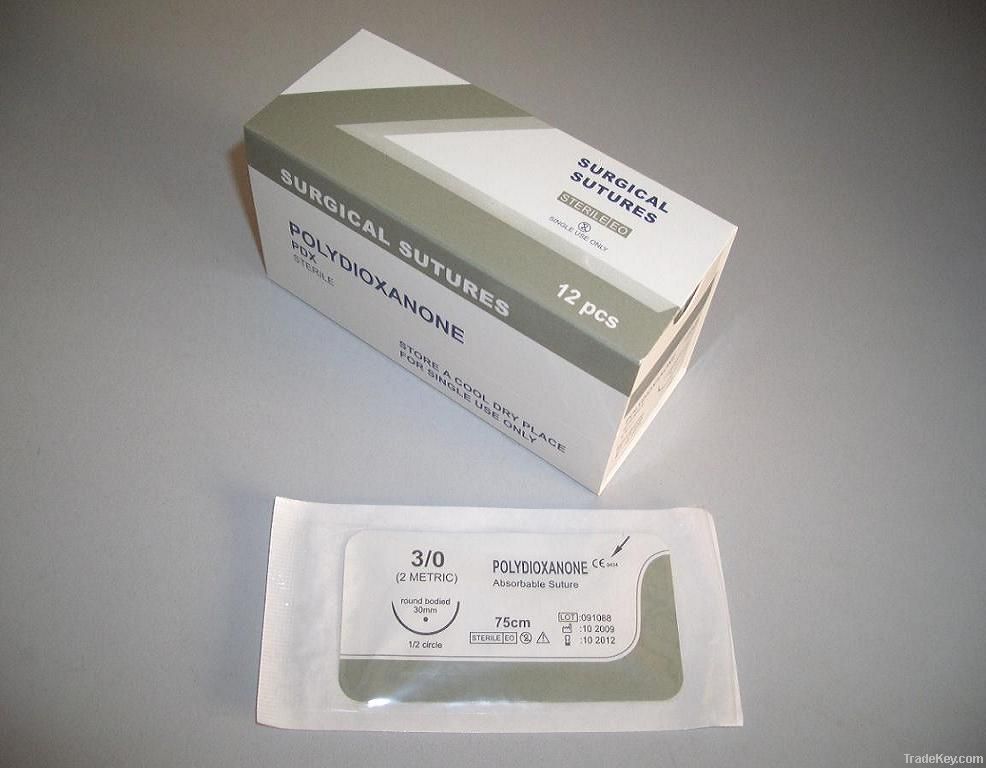 Surgical Suture - Polydioxanone (2#--6/0)