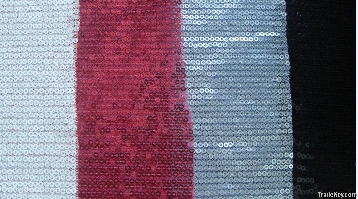 3mm bead embroidery fabric for garment, dress, hair band