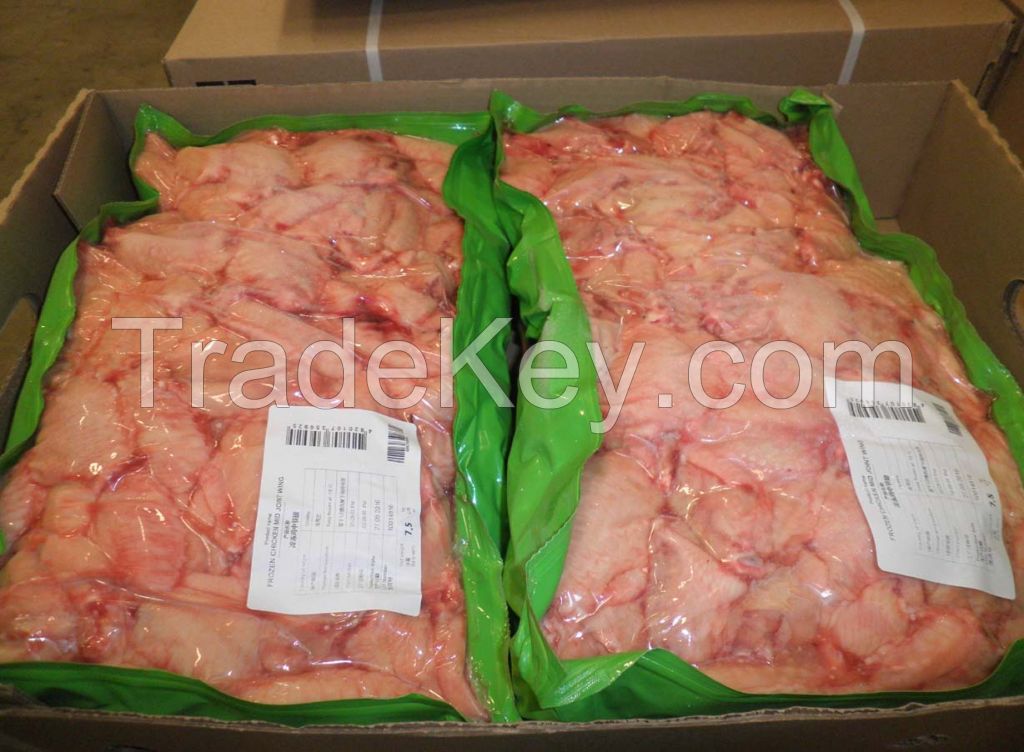 Frozen Chicken Mid-Joint Wing , A Grade Halal