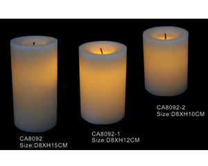flameless wax candle