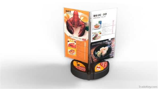 rotating table tents