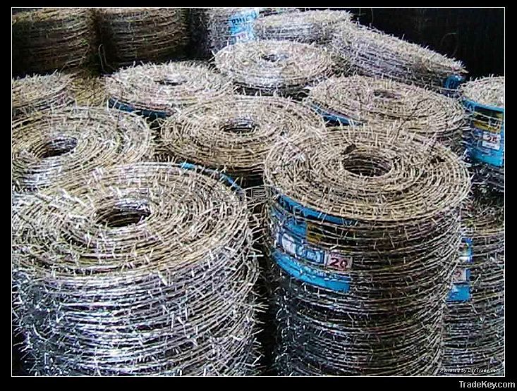 Galvanized Barbed Wire Fence DBL-A