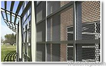 Perforated mesh for outdoor decoration F