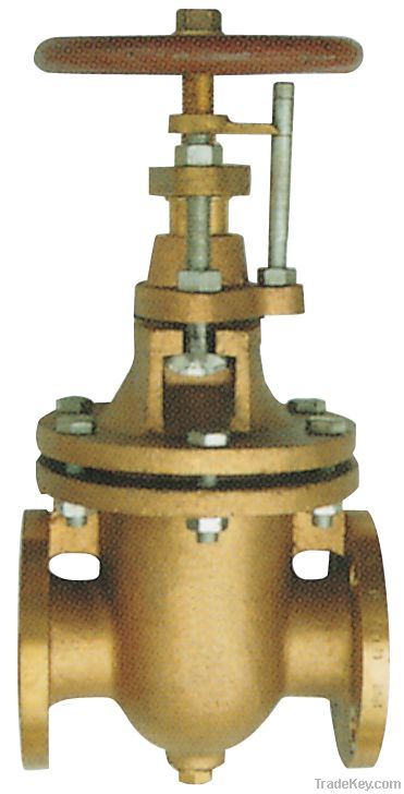 Marine cast steel flanged gate valve