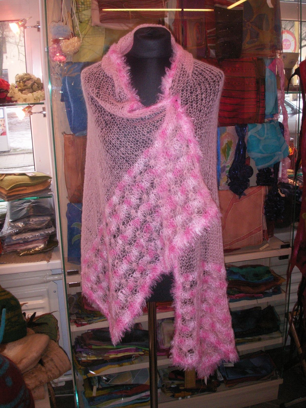 handmade knitted  shawl