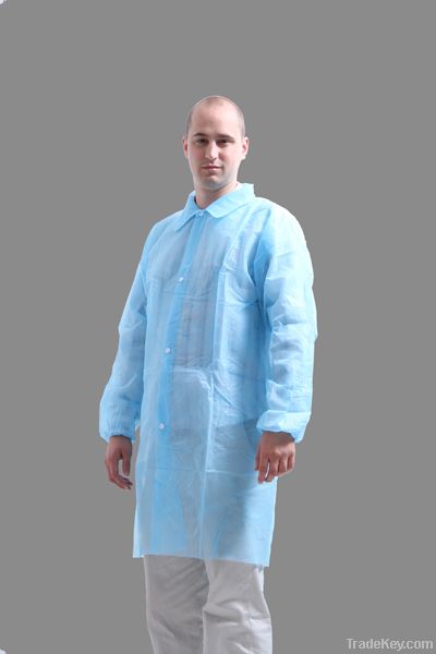 Visitor/Lab Coat with Button