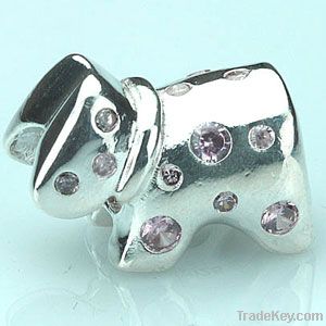 Sterling Silver Stone Beads