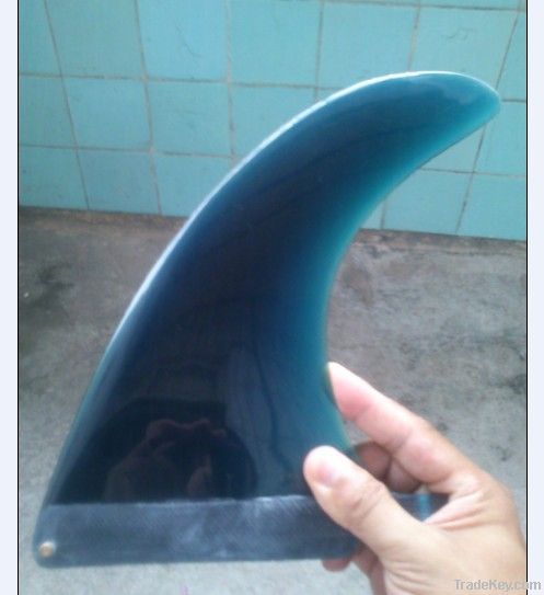 surfboard single fiberglass blue fin